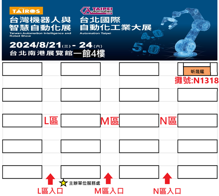 2024台灣機器人與智慧自動化展 & 台北國際自動化工業大展
